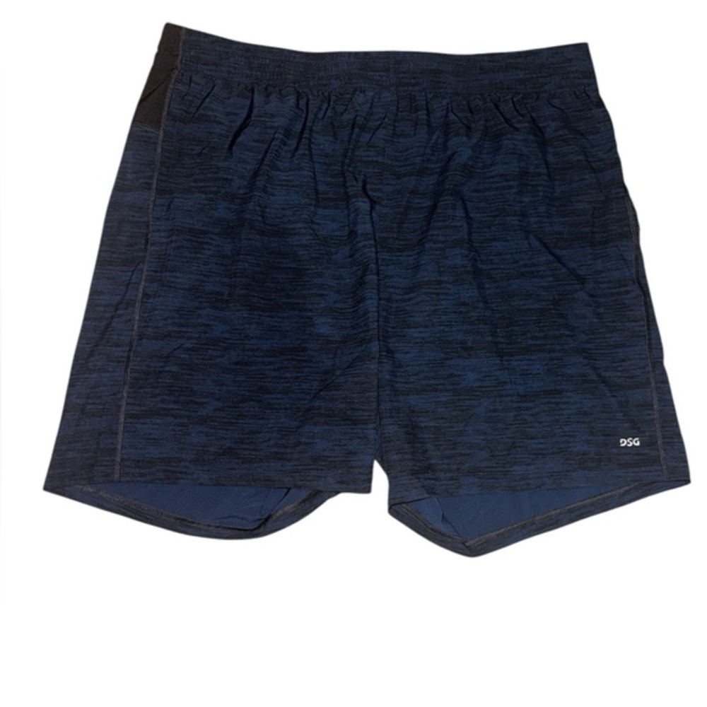DSG Men's Size 2XL Navy and Black Athletic Shorts Fitness Activewear Gym Workout